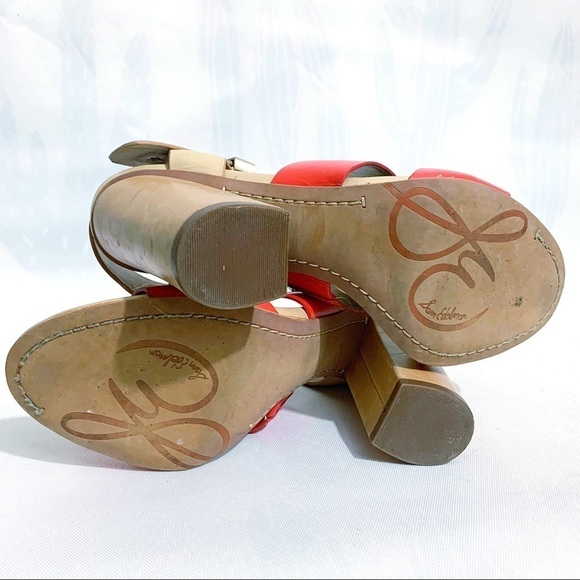 Sam Edelman | Yelena 2-Tone Strappy Heels 7.5 - Picture 10 of 11